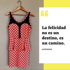 Polka dots sexy dress